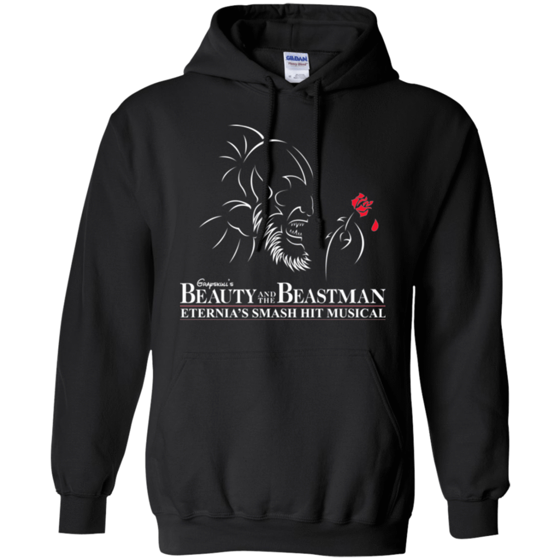 Sweatshirts Black / Small Beauty and the Beastman Pullover Hoodie
