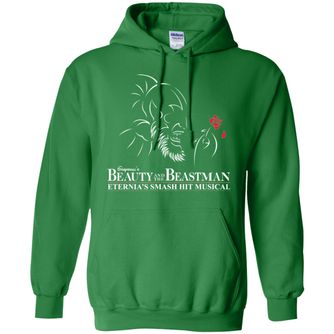 Sweatshirts Irish Green / Small Beauty and the Beastman Pullover Hoodie