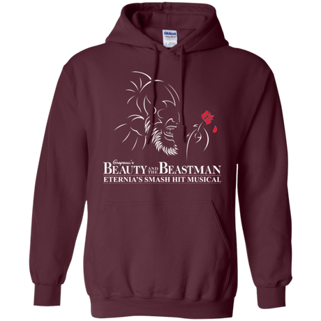 Sweatshirts Maroon / Small Beauty and the Beastman Pullover Hoodie