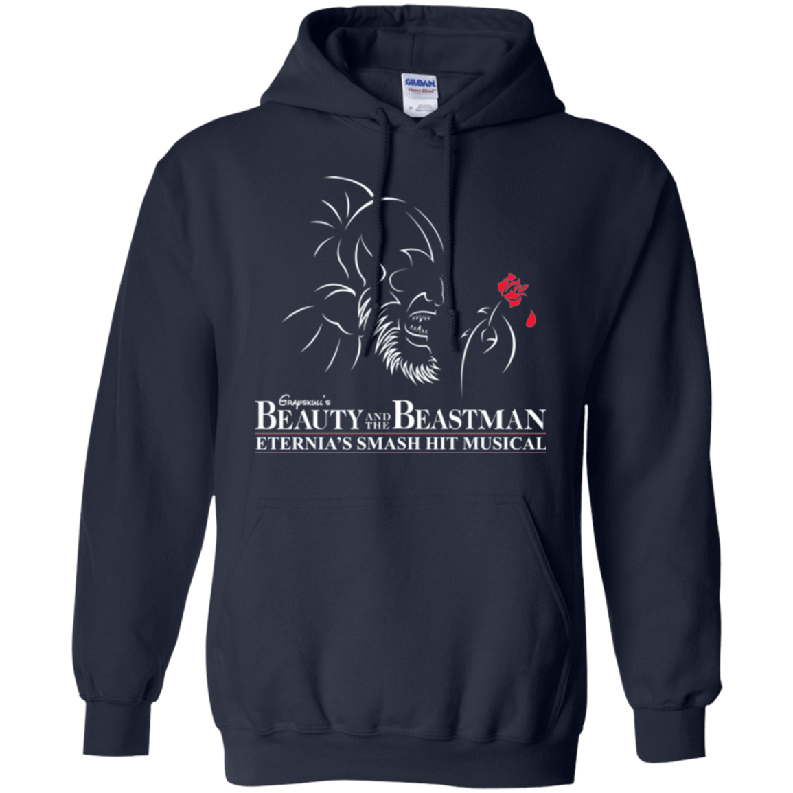 Sweatshirts Navy / Small Beauty and the Beastman Pullover Hoodie