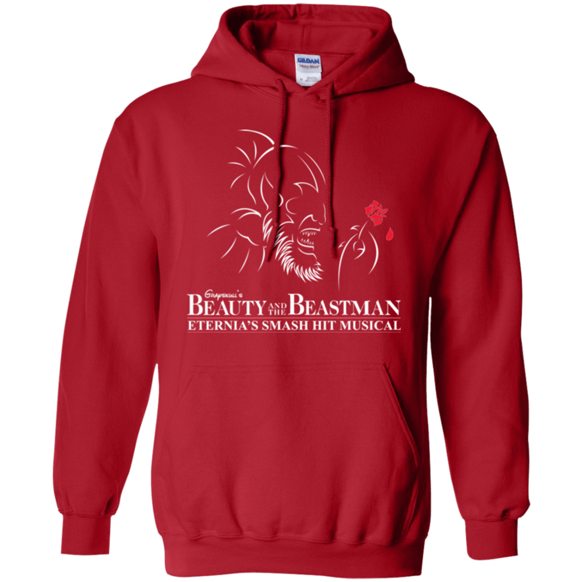 Sweatshirts Red / Small Beauty and the Beastman Pullover Hoodie