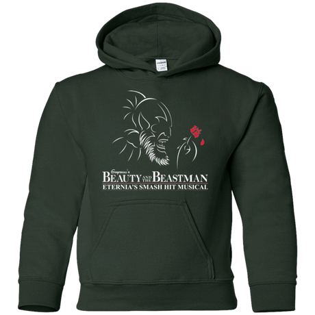 Sweatshirts Forest Green / YS Beauty and the Beastman Youth Hoodie