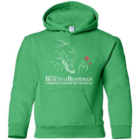 Sweatshirts Irish Green / YS Beauty and the Beastman Youth Hoodie