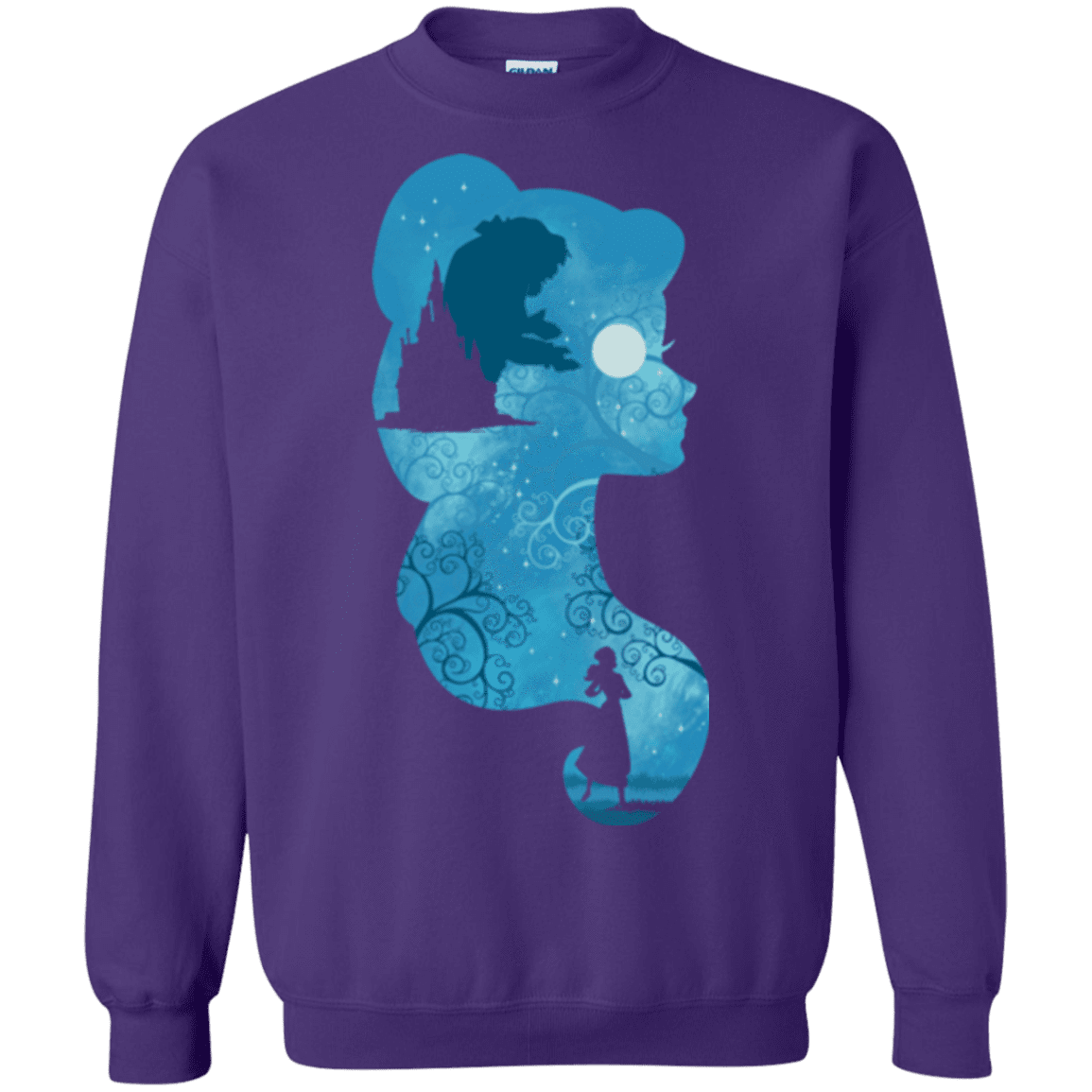 Sweatshirts Purple / S Beauty Portrait Crewneck Sweatshirt