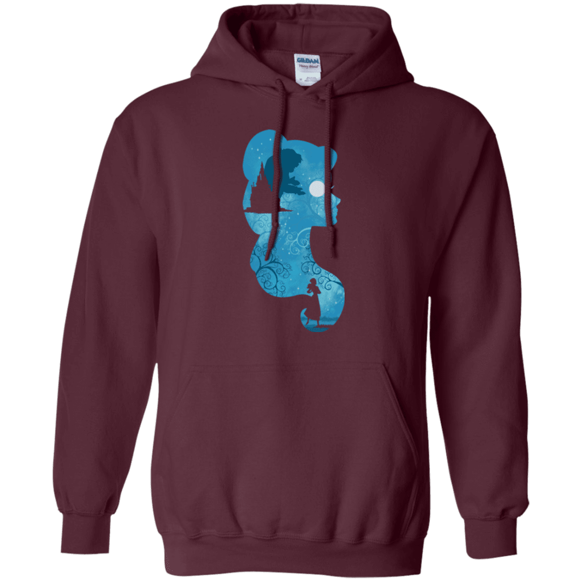 Sweatshirts Maroon / S Beauty Portrait Pullover Hoodie