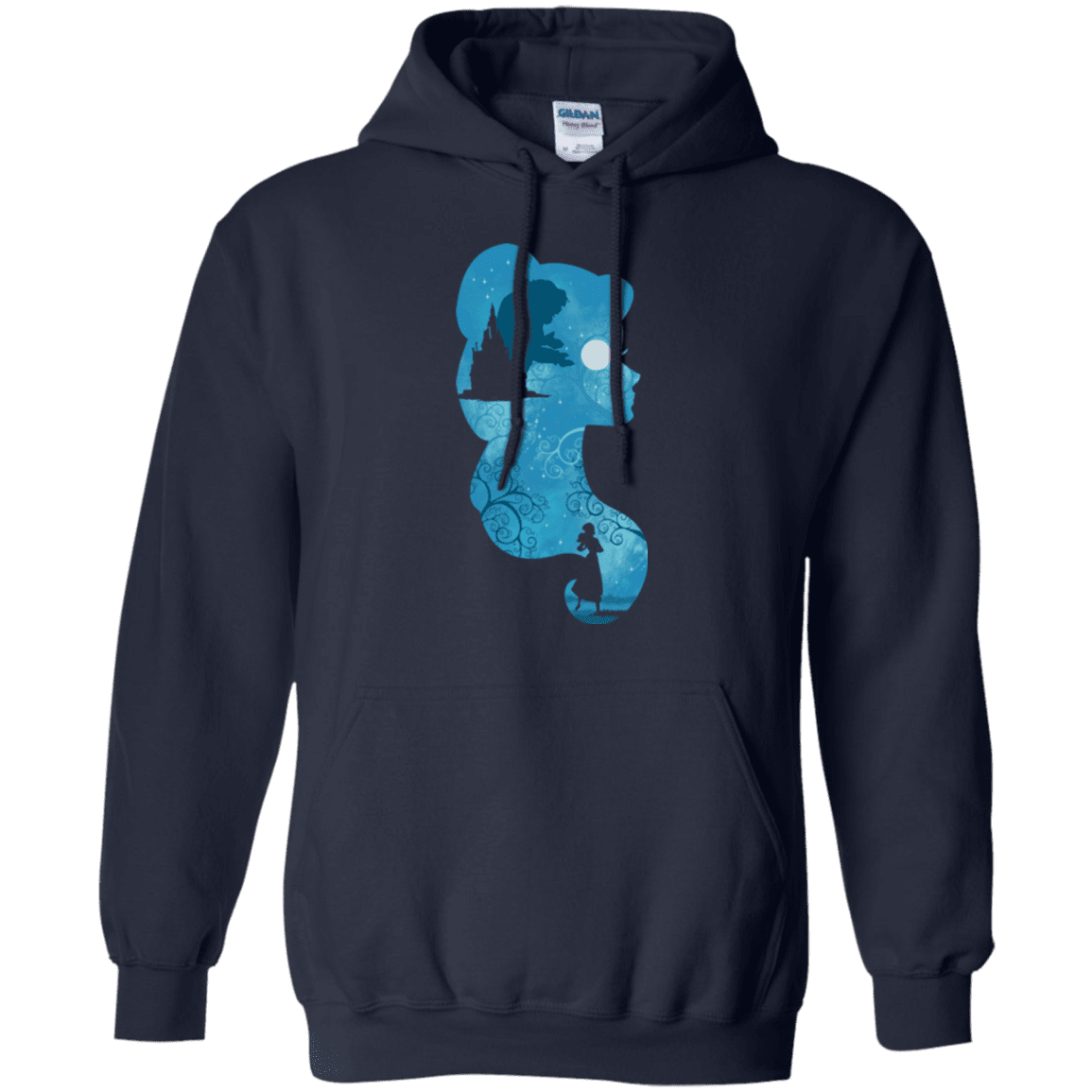 Sweatshirts Navy / S Beauty Portrait Pullover Hoodie