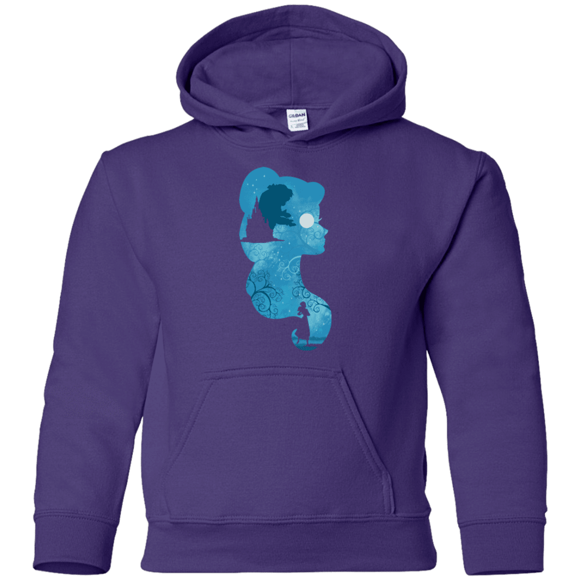 Sweatshirts Purple / YS Beauty Portrait Youth Hoodie