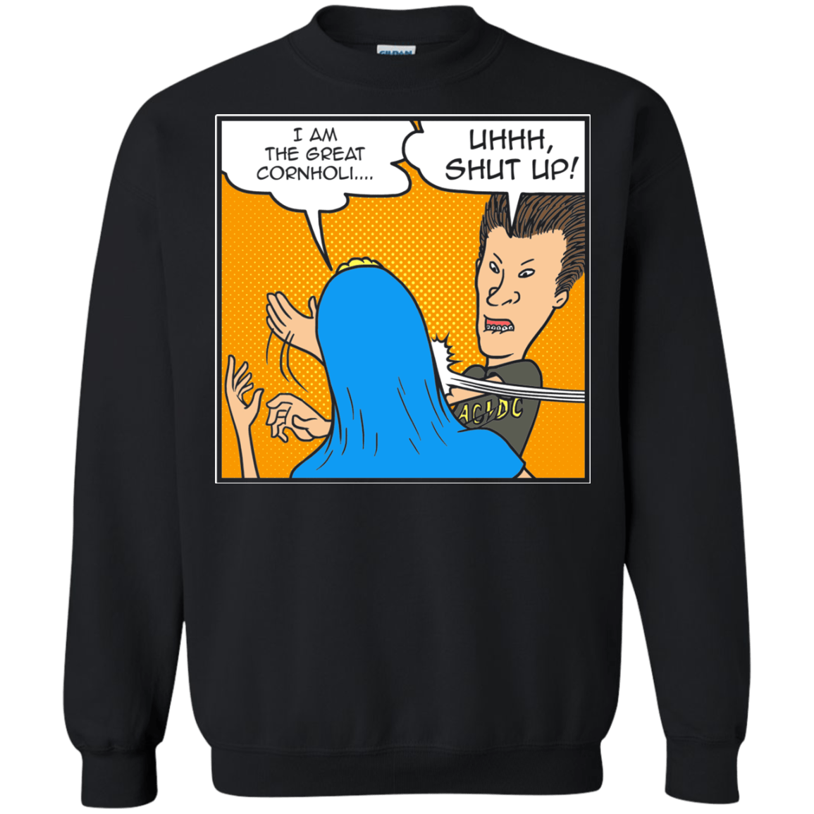 Beavis Butthead Slap Crewneck Sweatshirt