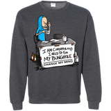 Sweatshirts Dark Heather / S Beavis Change My Mind Crewneck Sweatshirt