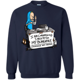 Sweatshirts Navy / S Beavis Change My Mind Crewneck Sweatshirt