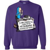 Sweatshirts Purple / S Beavis Change My Mind Crewneck Sweatshirt