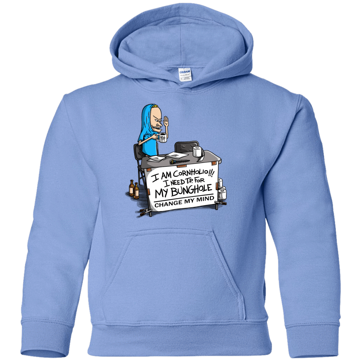 Beavis Change My Mind Youth Hoodie