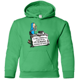 Sweatshirts Irish Green / YS Beavis Change My Mind Youth Hoodie