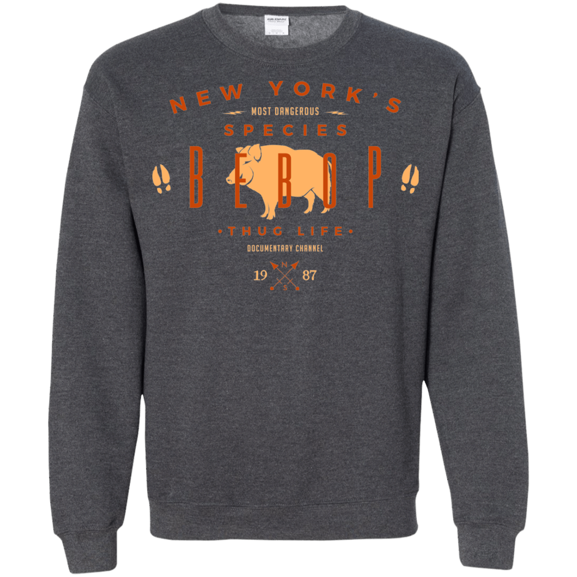 Sweatshirts Dark Heather / S BEBOP Crewneck Sweatshirt