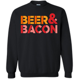 Sweatshirts Black / Small Beer And Bacon Crewneck Sweatshirt