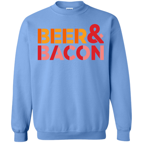 Sweatshirts Carolina Blue / Small Beer And Bacon Crewneck Sweatshirt