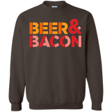 Sweatshirts Dark Chocolate / Small Beer And Bacon Crewneck Sweatshirt