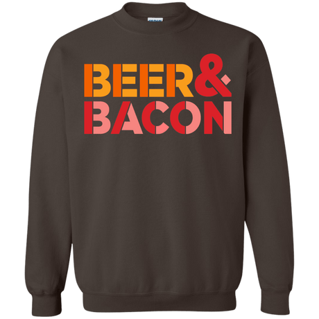 Sweatshirts Dark Chocolate / Small Beer And Bacon Crewneck Sweatshirt
