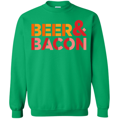 Sweatshirts Irish Green / Small Beer And Bacon Crewneck Sweatshirt