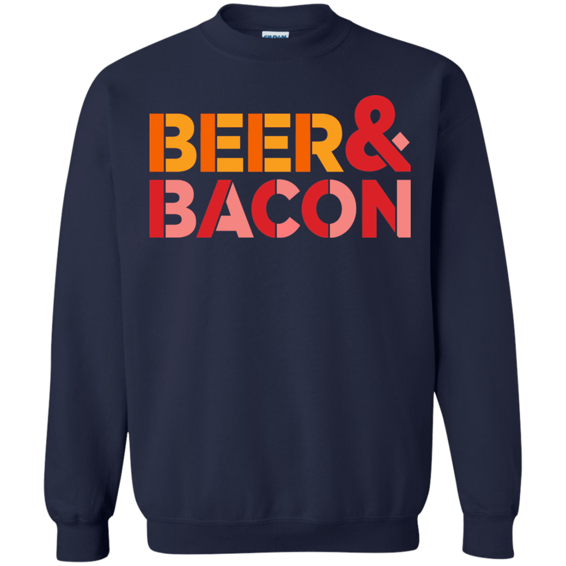 Sweatshirts Navy / Small Beer And Bacon Crewneck Sweatshirt