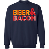 Sweatshirts Navy / Small Beer And Bacon Crewneck Sweatshirt