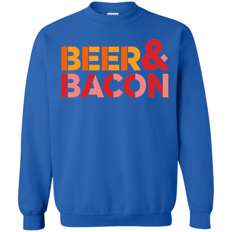 Sweatshirts Royal / Small Beer And Bacon Crewneck Sweatshirt