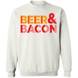 Sweatshirts White / Small Beer And Bacon Crewneck Sweatshirt