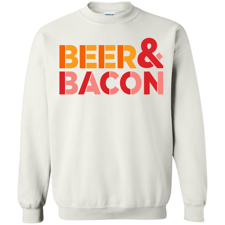 Sweatshirts White / Small Beer And Bacon Crewneck Sweatshirt