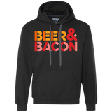 Sweatshirts Black / Small Beer And Bacon Premium Fleece Hoodie