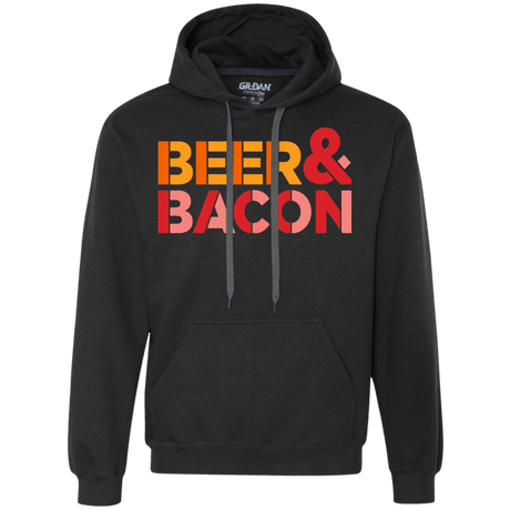 Sweatshirts Black / Small Beer And Bacon Premium Fleece Hoodie
