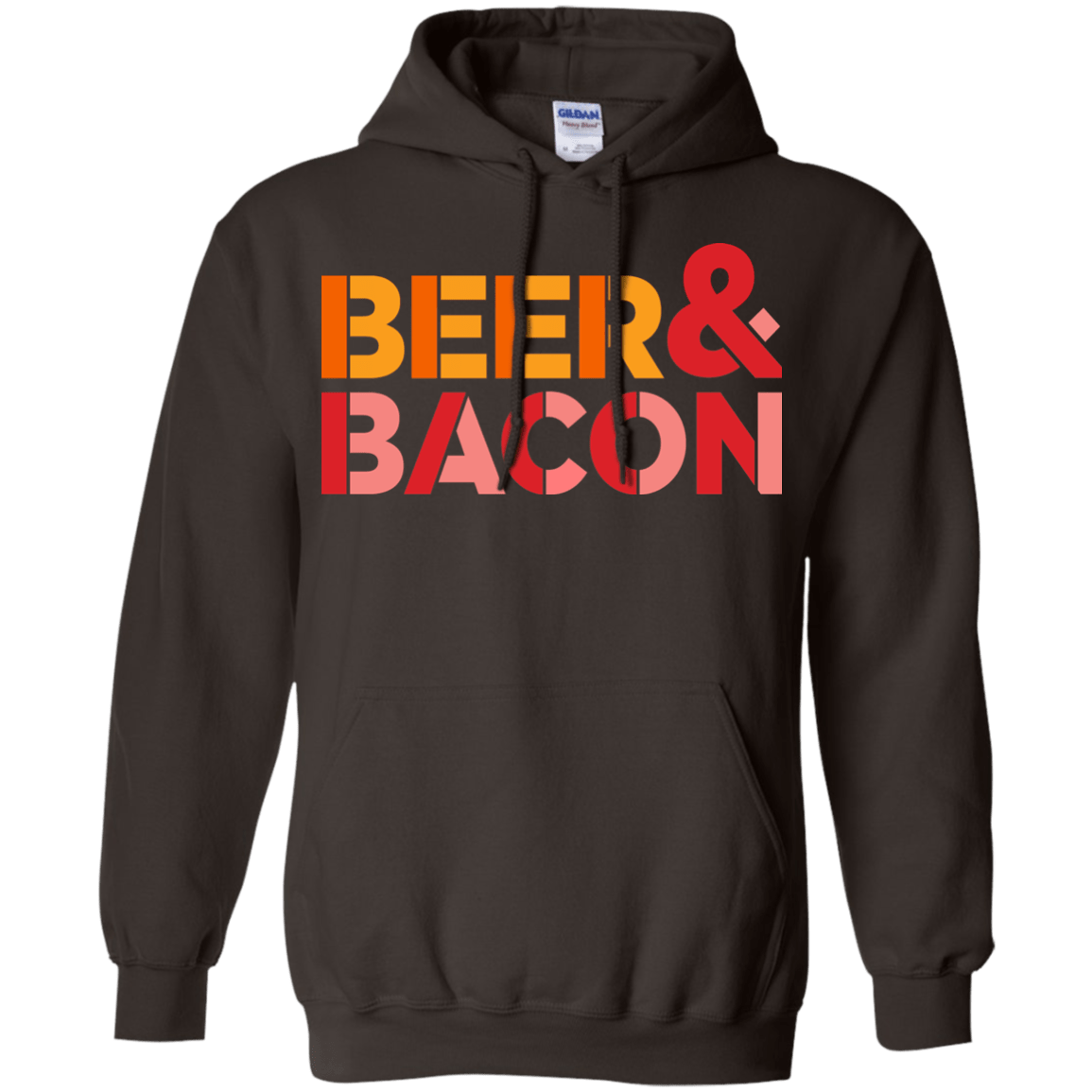 Sweatshirts Dark Chocolate / Small Beer And Bacon Pullover Hoodie