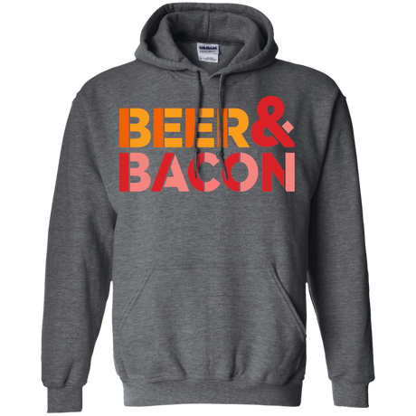 Sweatshirts Dark Heather / Small Beer And Bacon Pullover Hoodie