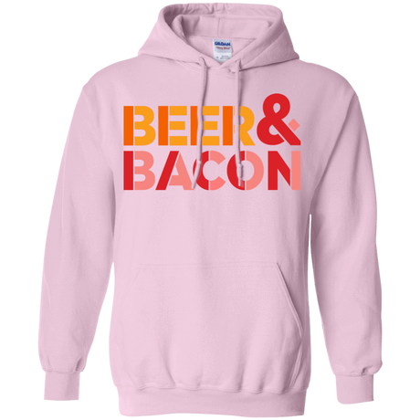 Sweatshirts Light Pink / Small Beer And Bacon Pullover Hoodie