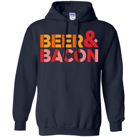 Sweatshirts Navy / Small Beer And Bacon Pullover Hoodie