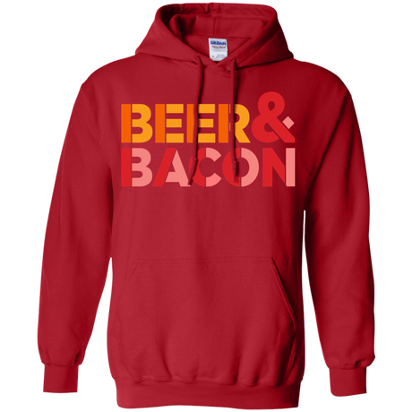 Sweatshirts Red / Small Beer And Bacon Pullover Hoodie