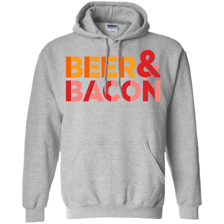 Sweatshirts Sport Grey / Small Beer And Bacon Pullover Hoodie