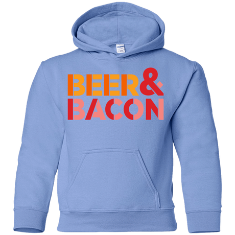 Sweatshirts Carolina Blue / YS Beer And Bacon Youth Hoodie