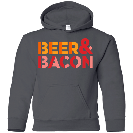Sweatshirts Charcoal / YS Beer And Bacon Youth Hoodie