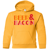 Sweatshirts Gold / YS Beer And Bacon Youth Hoodie