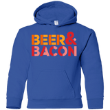 Sweatshirts Royal / YS Beer And Bacon Youth Hoodie
