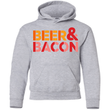 Sweatshirts Sport Grey / YS Beer And Bacon Youth Hoodie