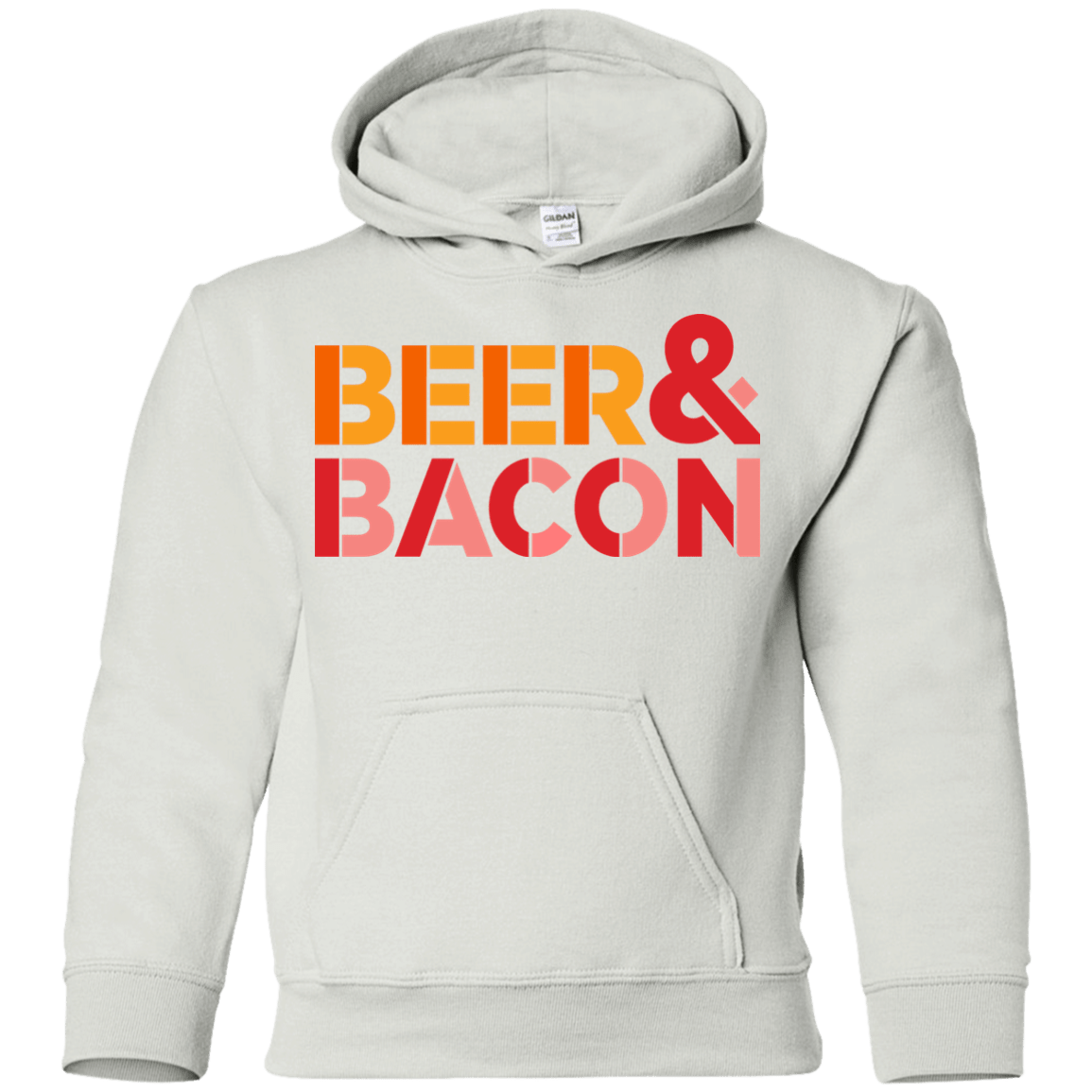 Sweatshirts White / YS Beer And Bacon Youth Hoodie