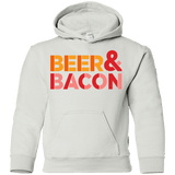 Sweatshirts White / YS Beer And Bacon Youth Hoodie