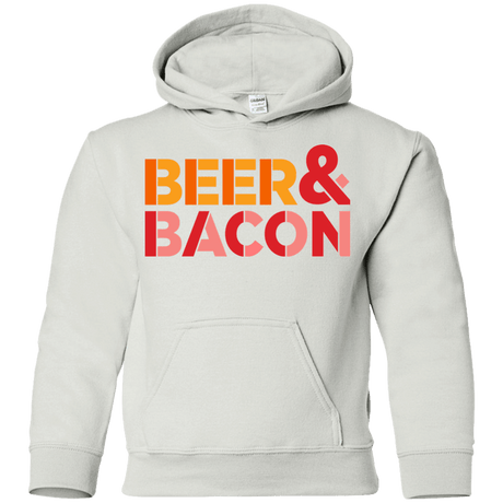 Sweatshirts White / YS Beer And Bacon Youth Hoodie