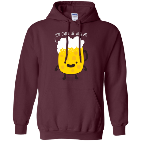 Sweatshirts Maroon / Small Beerfull Pullover Hoodie