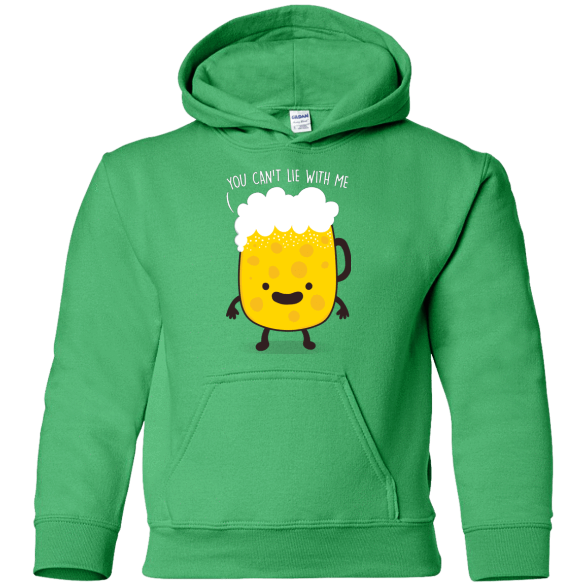 Sweatshirts Irish Green / YS Beerfull Youth Hoodie