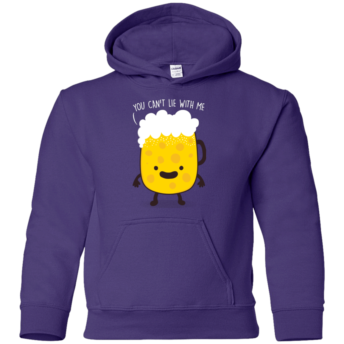 Sweatshirts Purple / YS Beerfull Youth Hoodie