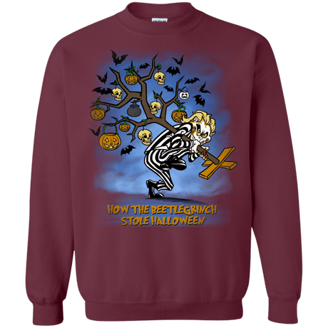 Sweatshirts Maroon / Small Beetlegrinch Crewneck Sweatshirt
