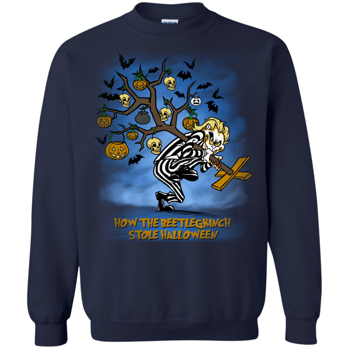 Sweatshirts Navy / Small Beetlegrinch Crewneck Sweatshirt