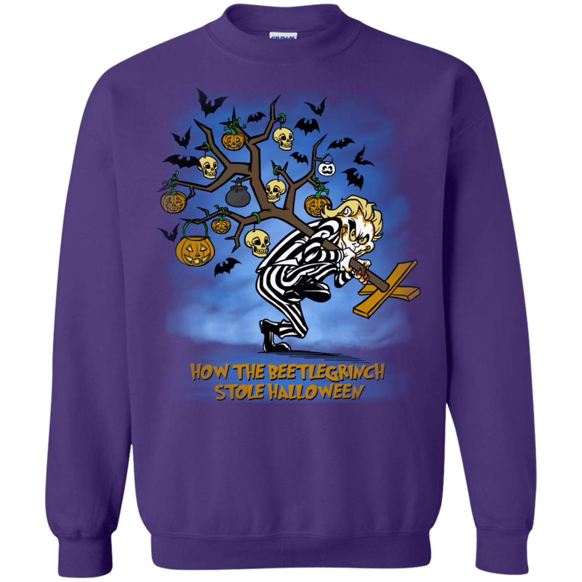 Sweatshirts Purple / Small Beetlegrinch Crewneck Sweatshirt